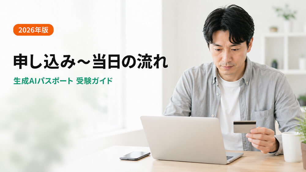 生成AIパスポートの申し込み方法｜受験の流れと当日手順を解説